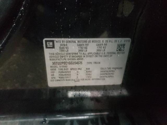 Photo 9 VIN: 3GTU2PEC1GG204576 - GMC SIERRA K15 