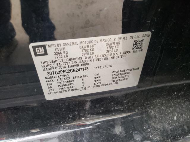 Photo 9 VIN: 3GTU2PEC2GG247145 - GMC SIERRA K15 