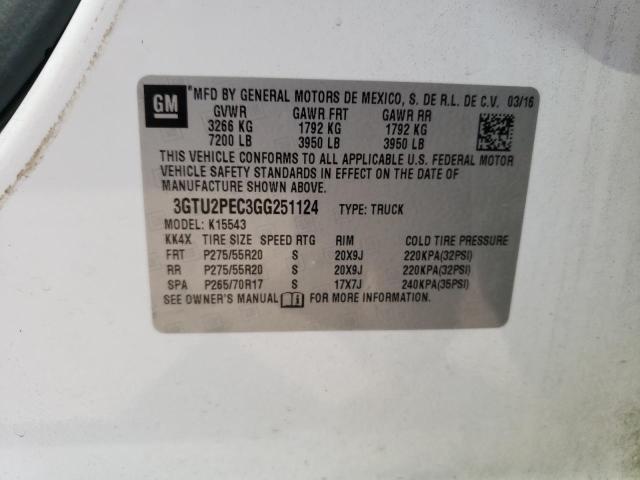 Photo 11 VIN: 3GTU2PEC3GG251124 - GMC SIERRA K15 