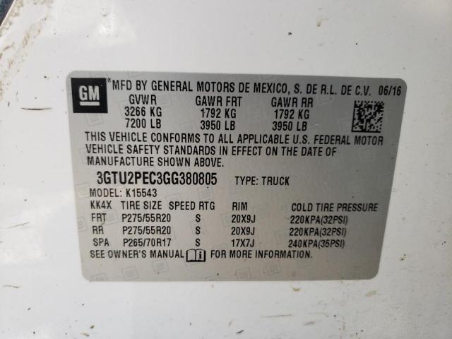 Photo 9 VIN: 3GTU2PEC3GG380805 - GMC SIERRA K15 