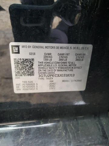 Photo 11 VIN: 3GTU2PEC3JG318313 - GMC SIERRA K15 