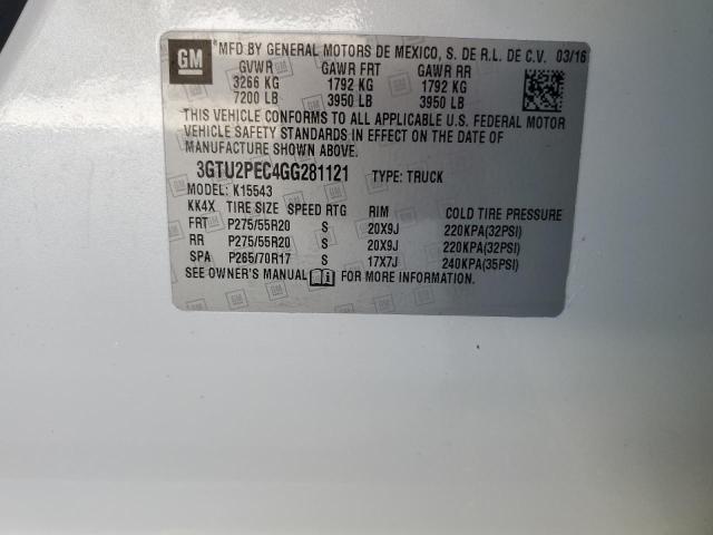 Photo 11 VIN: 3GTU2PEC4GG281121 - GMC SIERRA K15 