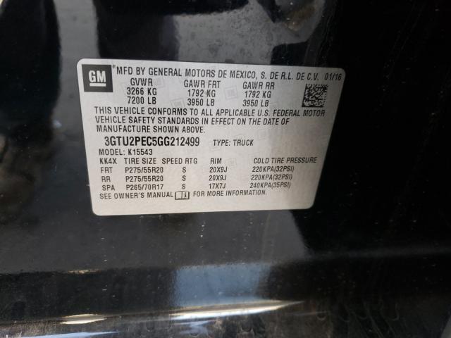 Photo 9 VIN: 3GTU2PEC5GG212499 - GMC SIERRA K15 