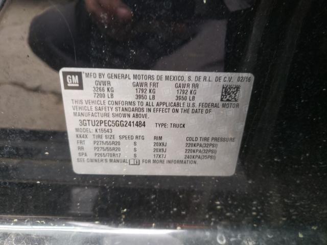 Photo 9 VIN: 3GTU2PEC5GG241484 - GMC SIERRA K15 