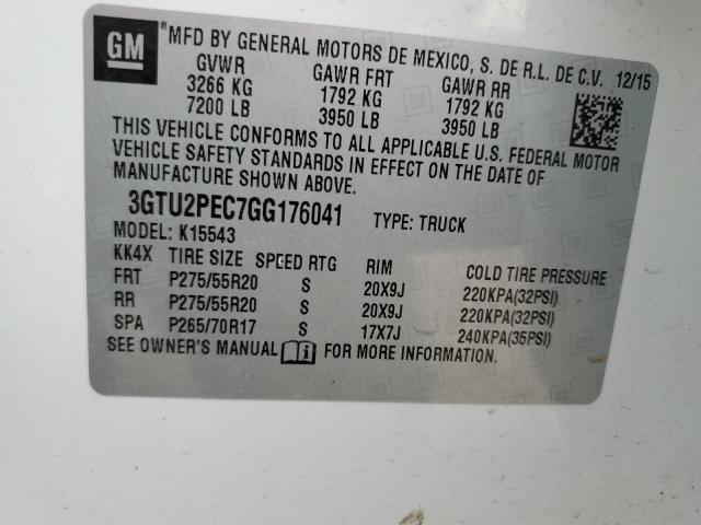 Photo 11 VIN: 3GTU2PEC7GG176041 - GMC SIERRA K15 