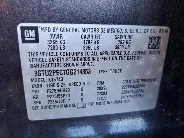 Photo 11 VIN: 3GTU2PEC7GG214853 - GMC SIERRA K15 