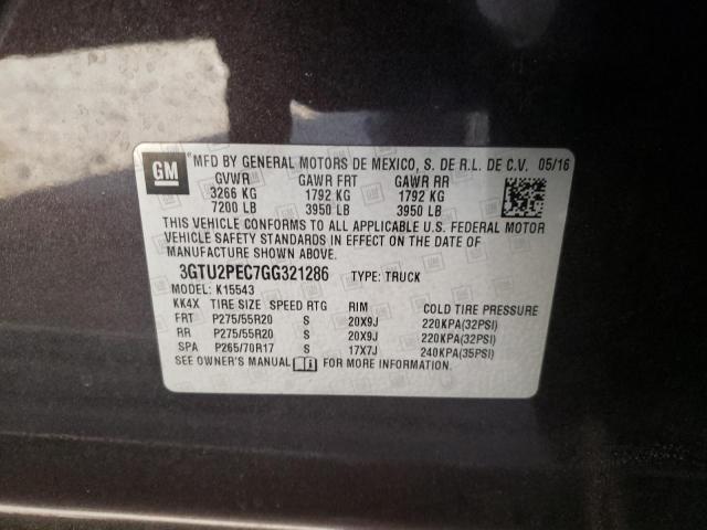 Photo 12 VIN: 3GTU2PEC7GG321286 - GMC SIERRA K15 