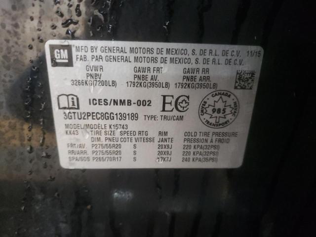 Photo 11 VIN: 3GTU2PEC8GG139189 - GMC SIERRA K15 