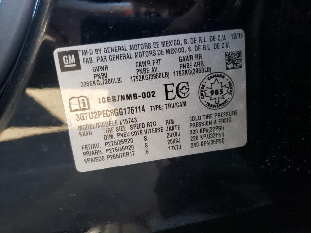 Photo 9 VIN: 3GTU2PEC8GG176114 - GMC SIERRA K15 