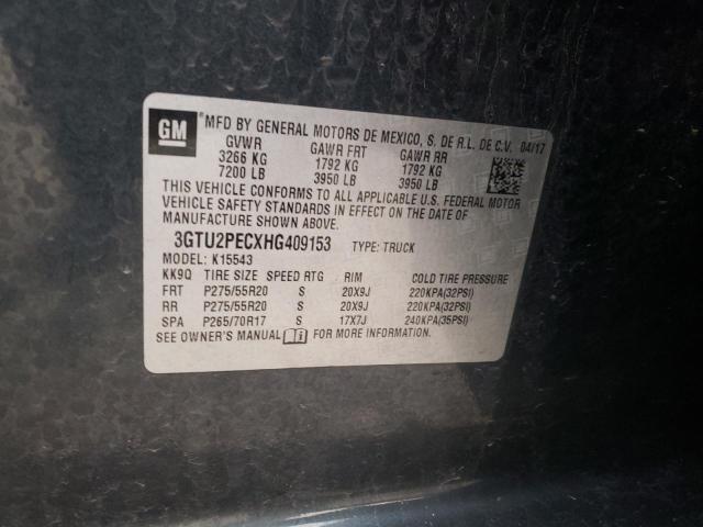 Photo 11 VIN: 3GTU2PECXHG409153 - GMC SIERRA 