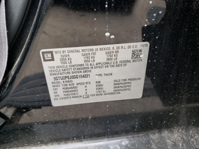 Photo 9 VIN: 3GTU2PEJ0GG154221 - GMC SIERRA K15 