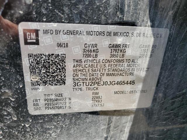 Photo 11 VIN: 3GTU2PEJ0JG465445 - GMC SIERRA K15 