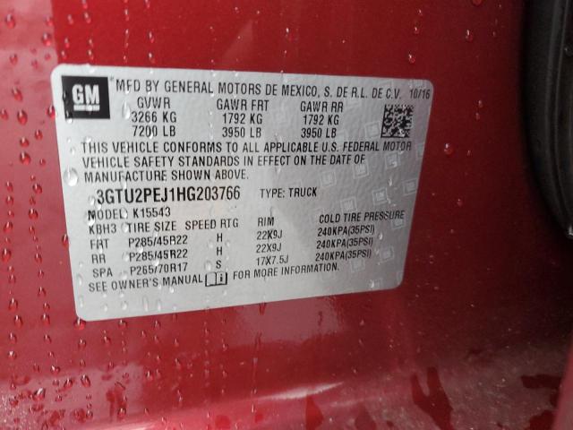 Photo 11 VIN: 3GTU2PEJ1HG203766 - GMC SIERRA 