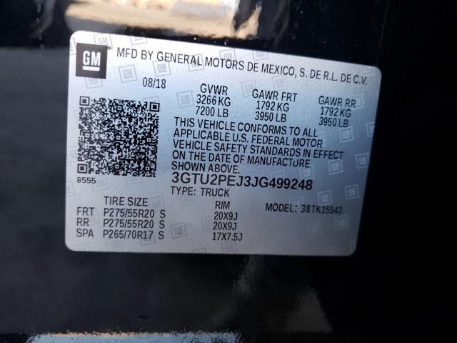 Photo 9 VIN: 3GTU2PEJ3JG499248 - GMC SIERRA K15 