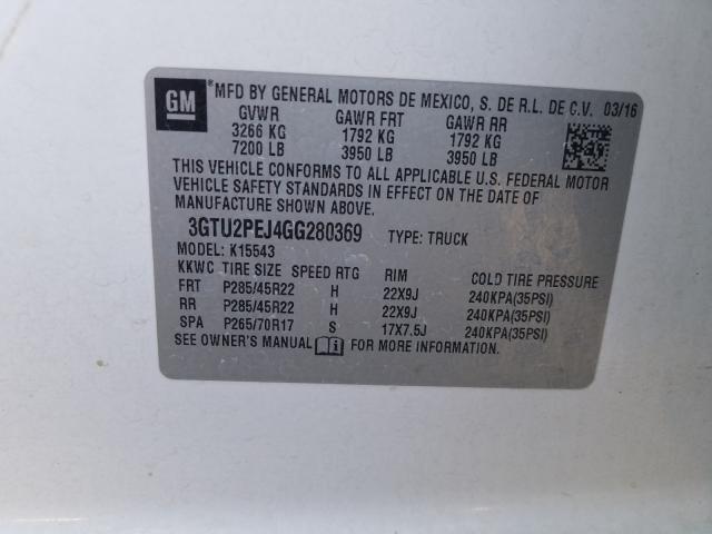 Photo 9 VIN: 3GTU2PEJ4GG280369 - GMC SIERRA K15 