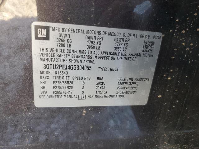 Photo 11 VIN: 3GTU2PEJ4GG304055 - GMC SIERRA K15 