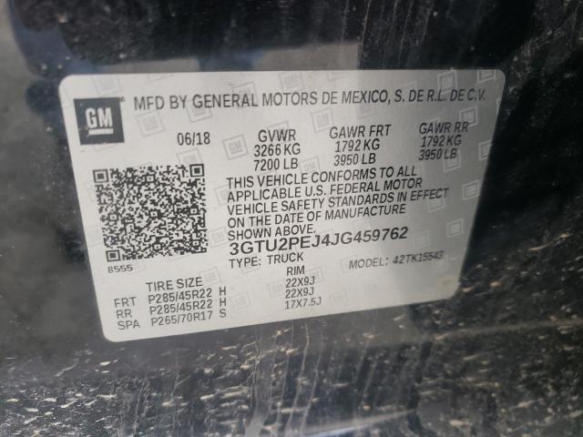 Photo 12 VIN: 3GTU2PEJ4JG459762 - GMC SIERRA K15 