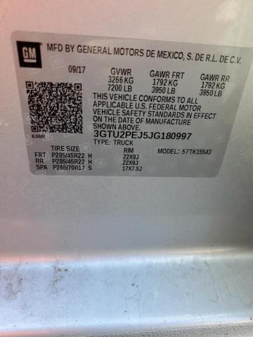 Photo 11 VIN: 3GTU2PEJ5JG180997 - GMC SIERRA K15 