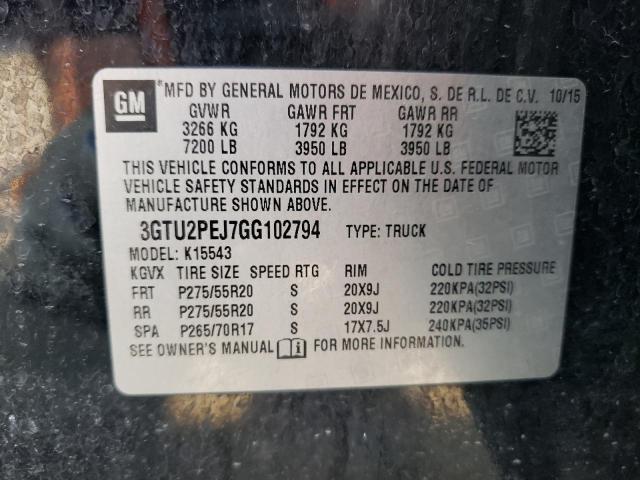 Photo 11 VIN: 3GTU2PEJ7GG102794 - GMC SIERRA K15 