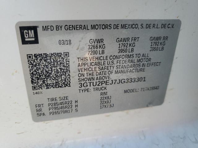 Photo 12 VIN: 3GTU2PEJ7JG333301 - GMC SIERRA K15 