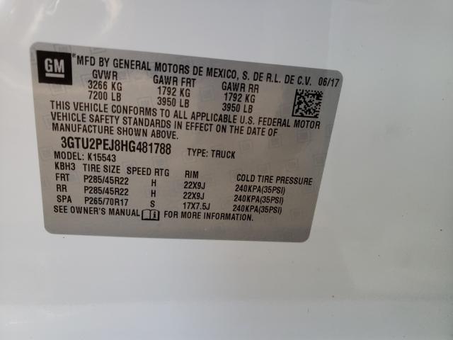 Photo 9 VIN: 3GTU2PEJ8HG481788 - GMC SIERRA K15 