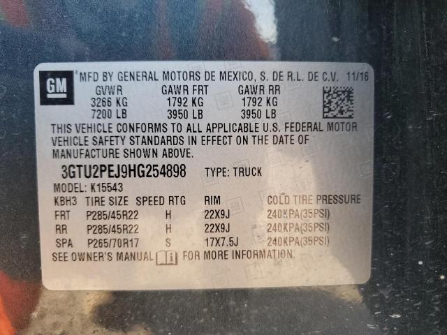 Photo 12 VIN: 3GTU2PEJ9HG254898 - GMC SIERRA K15 