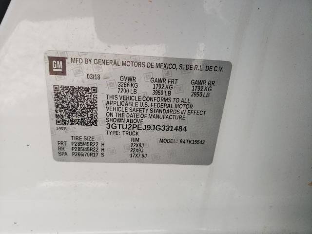 Photo 9 VIN: 3GTU2PEJ9JG331484 - GMC SIERRA K15 