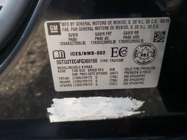 Photo 9 VIN: 3GTU2TEC4FG369190 - GMC SIERRA K15 