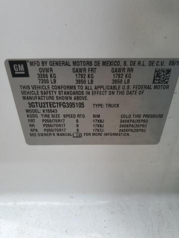 Photo 11 VIN: 3GTU2TEC7FG395105 - GMC SIERRA 