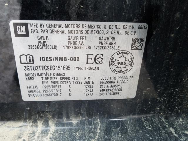 Photo 9 VIN: 3GTU2TEC9EG151695 - GMC SIERRA K15 