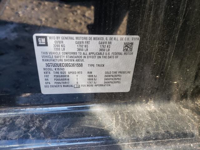 Photo 9 VIN: 3GTU2UEC0EG361558 - GMC SIERRA K15 