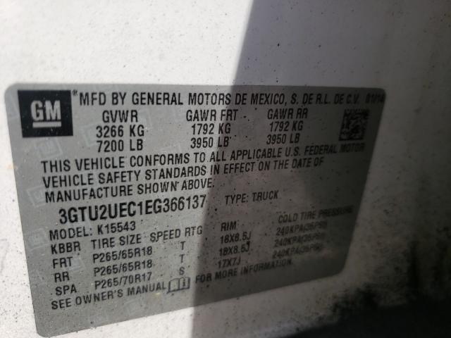 Photo 9 VIN: 3GTU2UEC1EG366137 - GMC SIERRA K15 