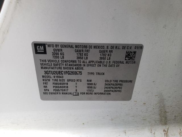 Photo 9 VIN: 3GTU2UEC1FG260675 - GMC SIERRA K15 