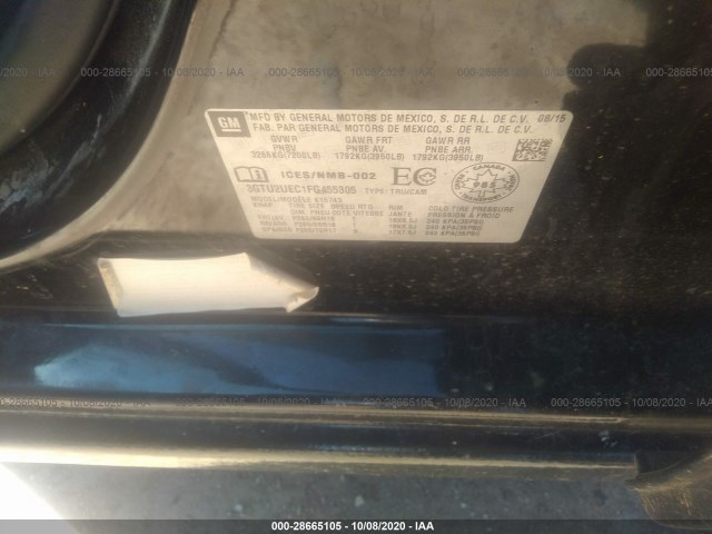 Photo 8 VIN: 3GTU2UEC1FG455305 - GMC SIERRA 1500 