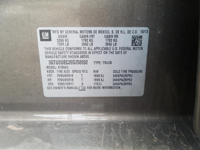 Photo 9 VIN: 3GTU2UEC2EG258092 - GMC SIERRA K15 