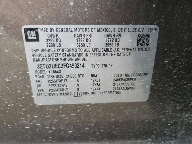 Photo 9 VIN: 3GTU2UEC2FG480214 - GMC SIERRA1500 