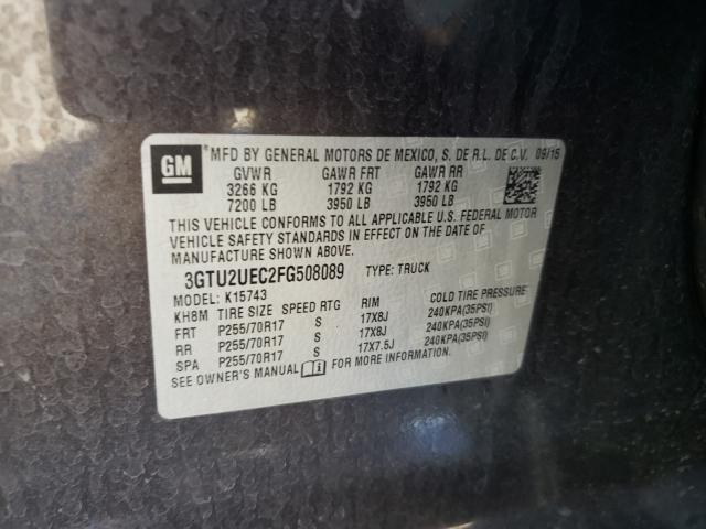 Photo 9 VIN: 3GTU2UEC2FG508089 - GMC SIERRA K15 