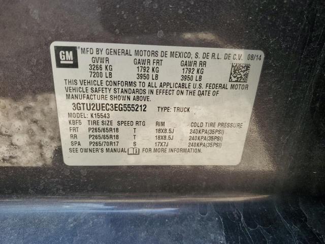 Photo 11 VIN: 3GTU2UEC3EG555212 - GMC SIERRA 