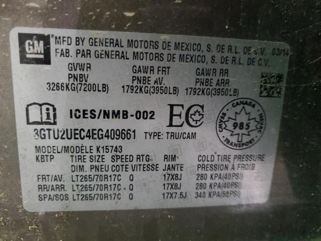 Photo 11 VIN: 3GTU2UEC4EG409661 - GMC SIERRA K15 