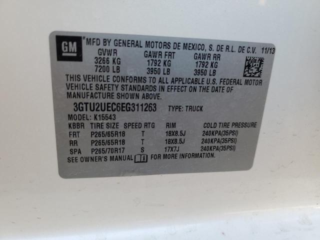 Photo 12 VIN: 3GTU2UEC6EG311263 - GMC SIERRA 