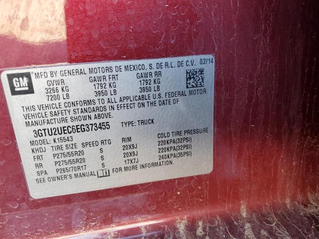 Photo 11 VIN: 3GTU2UEC6EG373455 - GMC SIERRA K15 