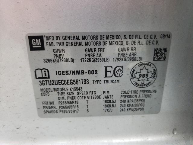 Photo 9 VIN: 3GTU2UEC6EG561733 - GMC SIERRA K15 