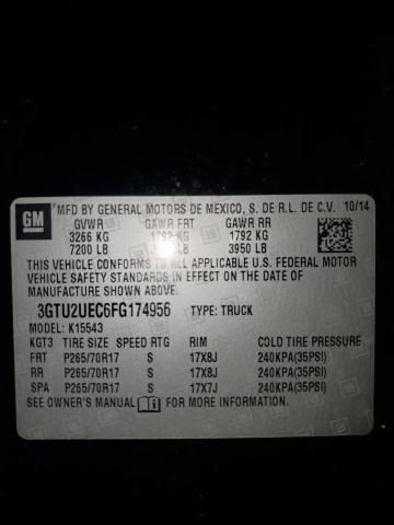 Photo 12 VIN: 3GTU2UEC6FG174956 - GMC SIERRA K15 