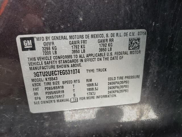 Photo 9 VIN: 3GTU2UEC7EG531074 - GMC SIERRA K15 