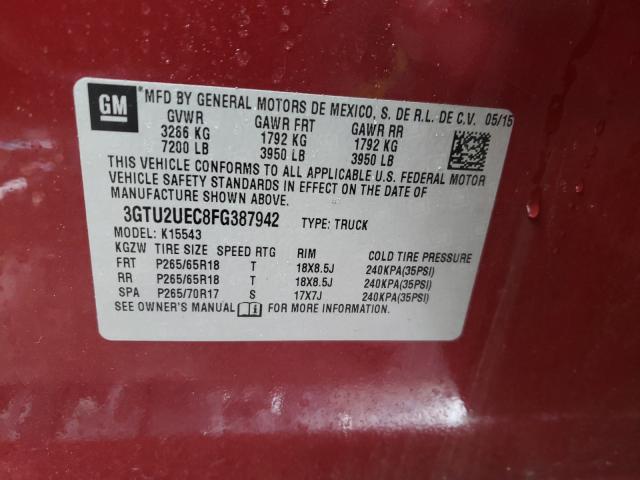 Photo 9 VIN: 3GTU2UEC8FG387942 - GMC SIERRA K15 