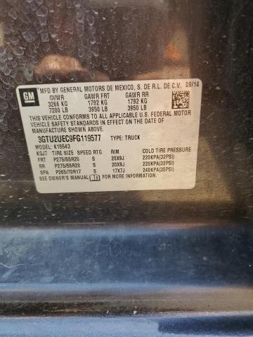 Photo 11 VIN: 3GTU2UEC9FG119577 - GMC SIERRA 