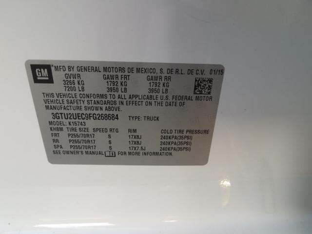 Photo 9 VIN: 3GTU2UEC9FG268684 - GMC SIERRA K15 