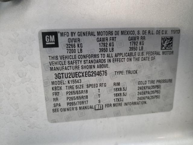 Photo 9 VIN: 3GTU2UECXEG294676 - GMC SIERRA K15 