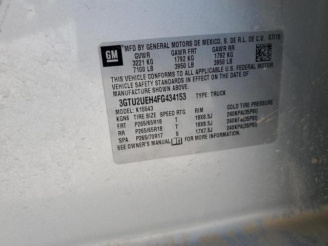 Photo 11 VIN: 3GTU2UEH4FG434153 - GMC SIERRA K15 