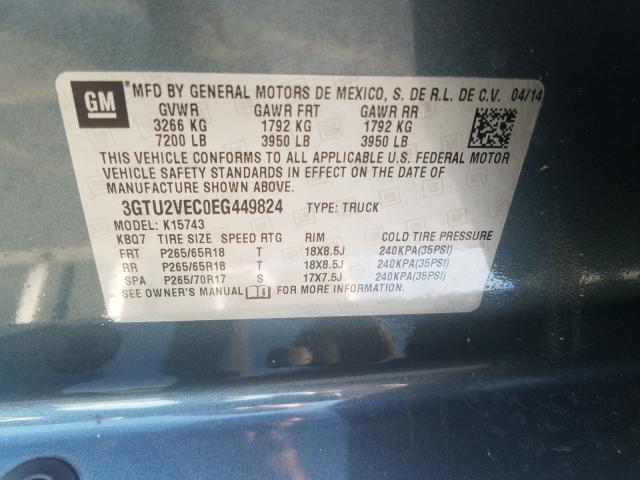 Photo 9 VIN: 3GTU2VEC0EG449824 - GMC SIERRA K15 